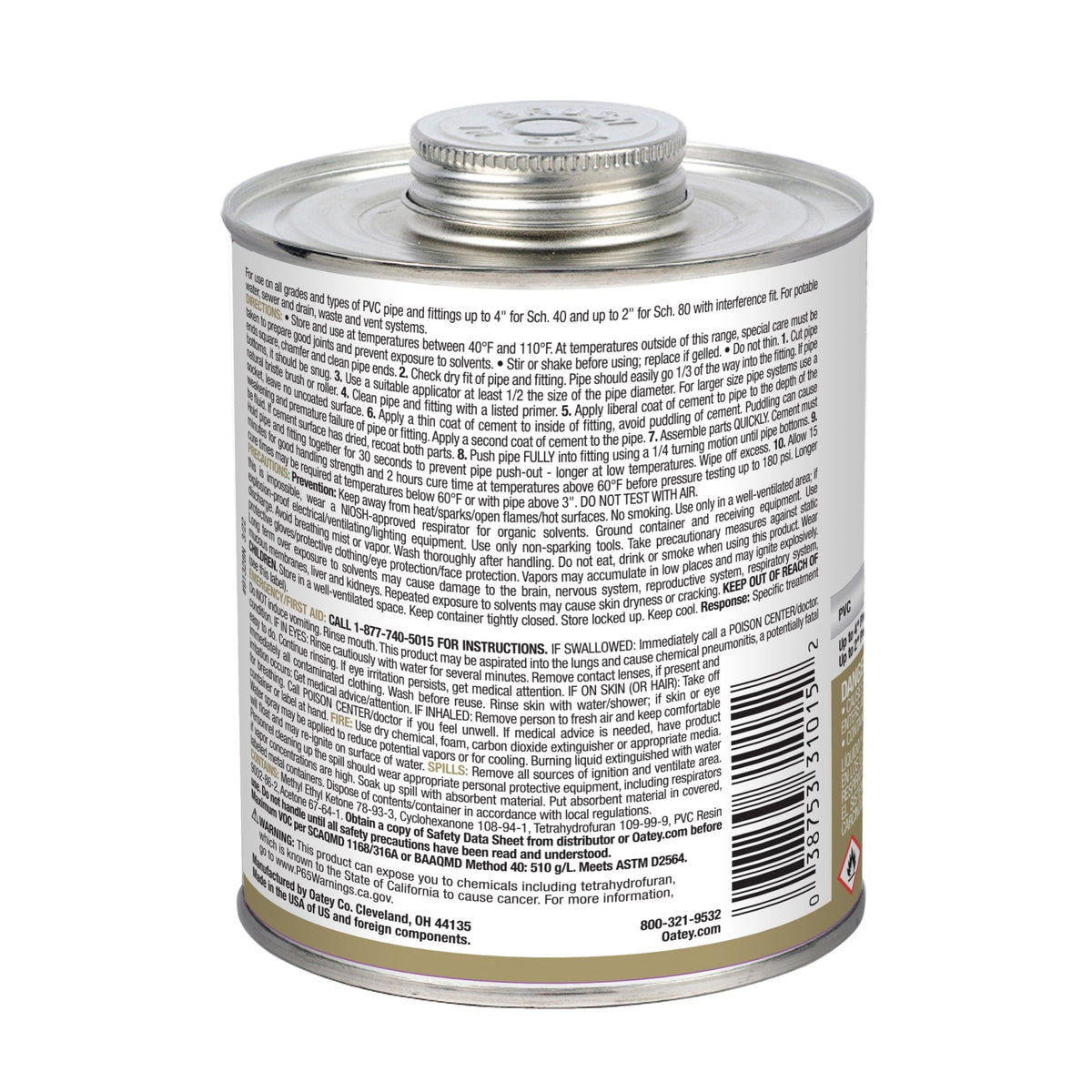 31015 32 oz. PVC Regular Body Clear Cement