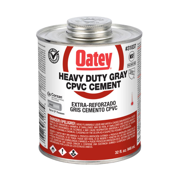 31037 32 oz. CPVC Heavy Duty Gray Cement