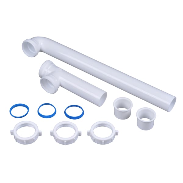 P9121ABG 1-1/2" x 16" Center to Center, Hi-Line/ Slip Joint Combination w/ Baffle Tee, Bagged
