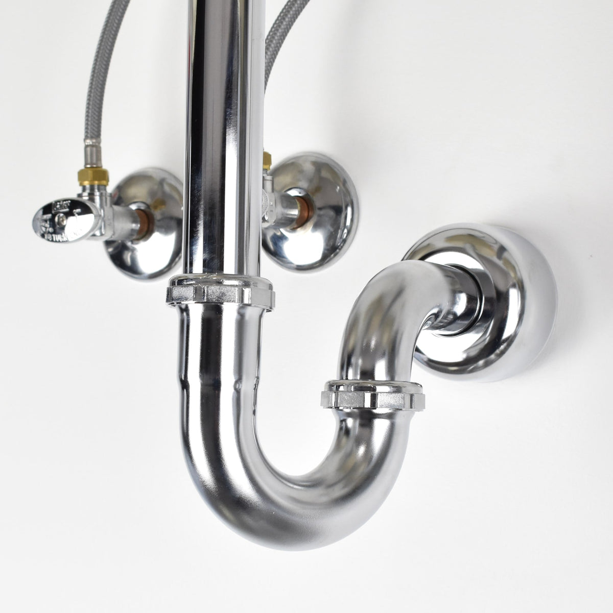 2700-1 1-1/4 in. Chrome-Plated Budget-Gauge Brass P-Trap