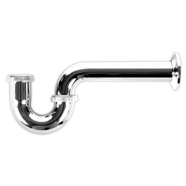 704GBN-1 1-1/2 in. P-Trap - 17 Ga. w/ Ground Joint & Brass Nuts
