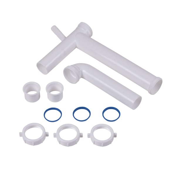 1-1/2" x 11"-17" Hi-Line/Slip Joint Combination w/ Telescopic Waste Arm & 3/4" Branch