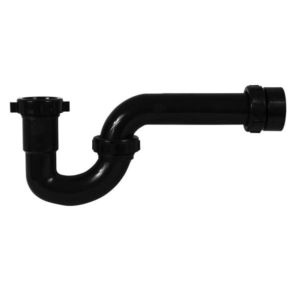 A9703WBG 1-1/2 in. P-Trap with Threaded ABS Adapter, and Reversible J-Bend, Bagged