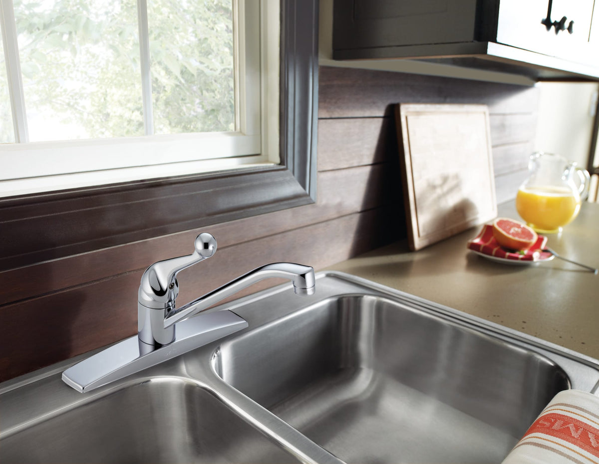 100 Series Single Handle Kitchen Faucet Chrome 100LF-WF