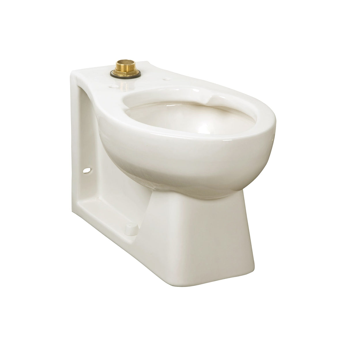 3312001.020 Huron® Floor-Mount, Back Outlet EverClean® Bowl Less Seat, Top Spud White