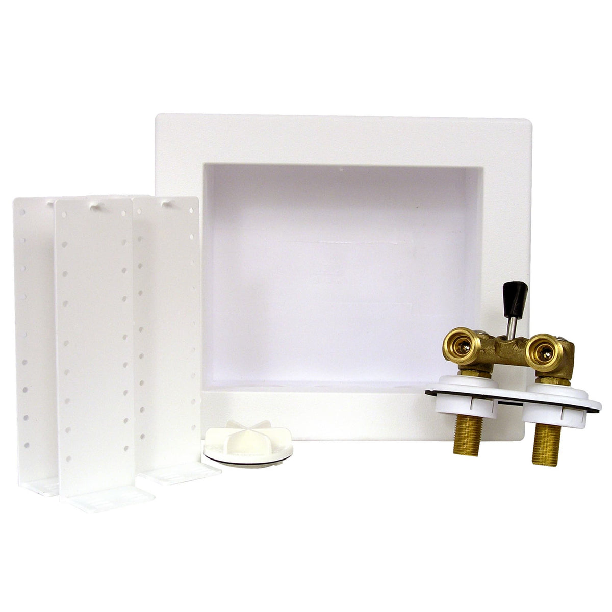 38535 Quadtro, Single Lever, Copper CPVC Washing Machine Outlet Box - Standard Pack