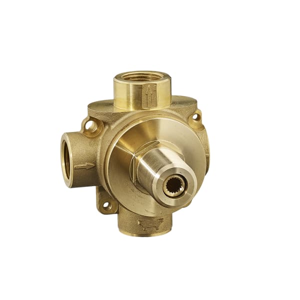 R422S 2-Way In-Wall Diverter Rough-In Valve With 2 Discrete/1 Shared Function