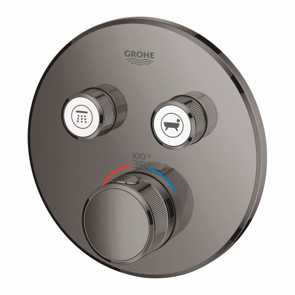 29137A00 Dual Function Thermostatic Valve Trim in HARD GRAPHITE
