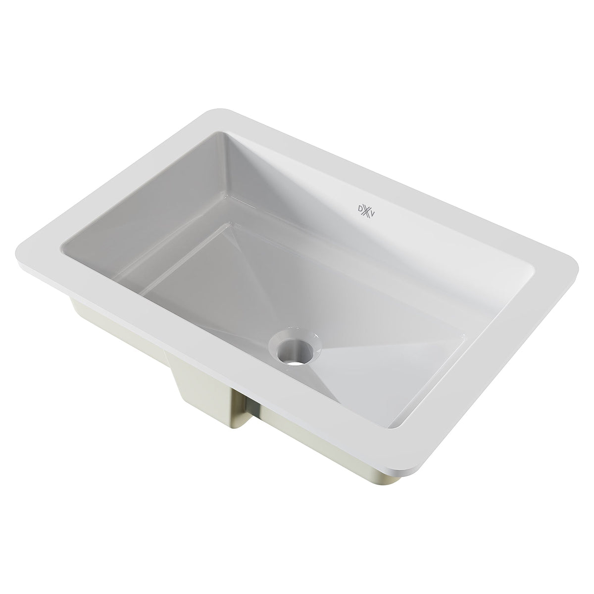 D20050000.415 POP® Rectangular Sink in CANVAS WHITE