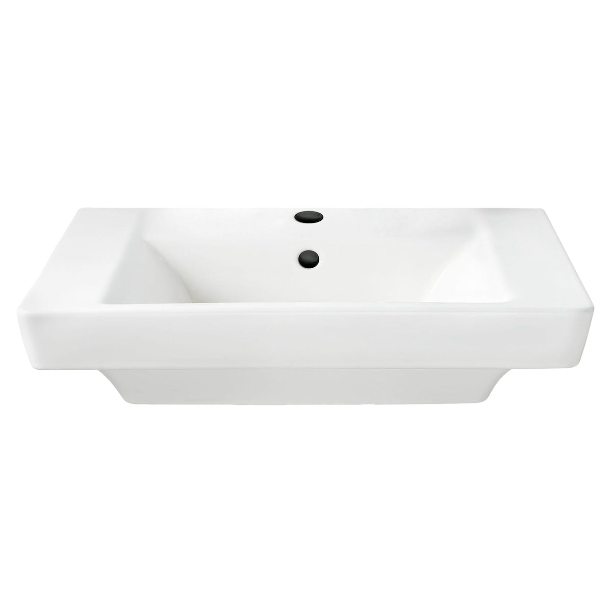 0641001.020 Boulevard® Center Hole Only Pedestal Sink Top White