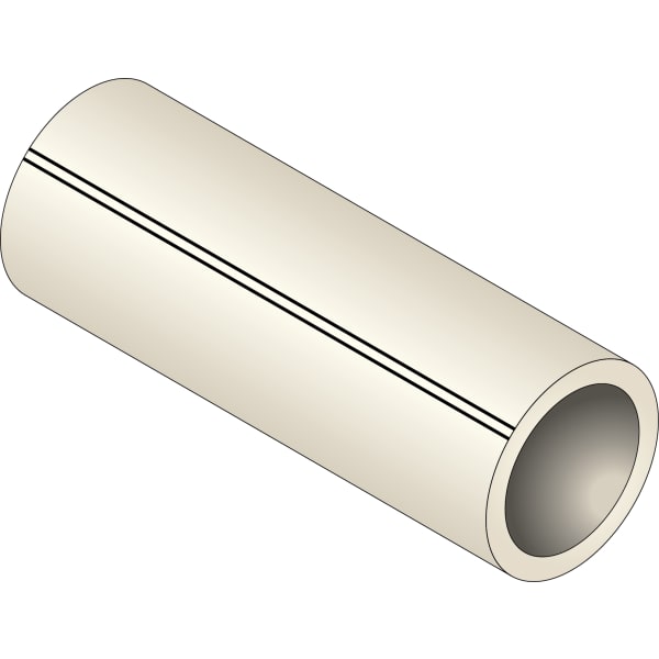 20245 1-1/2" x 20' Black Print on White PureLink® Plus UV Stabilized PEX-a Tubing
