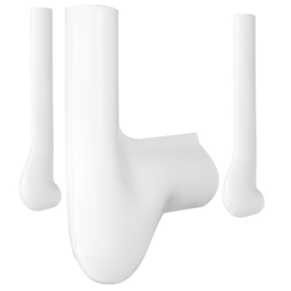 2003W Universal Cover One Trap Two Supply White