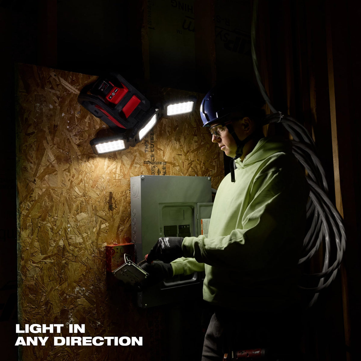 2368-20 M18™ ROVER™ Dual Power Triple-Panel Flood & Area Light