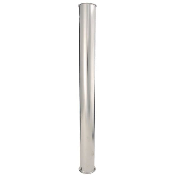 240-416316C25 1-1/2" x 16 Dbl Flange Tailpiece Chrome 17Ga