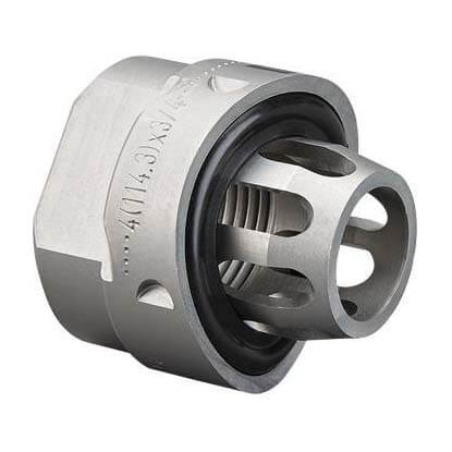 26820 4" x 3/4" - MegaPress x FPT, 200 PSI, Schedule 10, Zinc/Nickel Coated, Carbon Steel, MegaPress-In, Branch, Straight, Connector