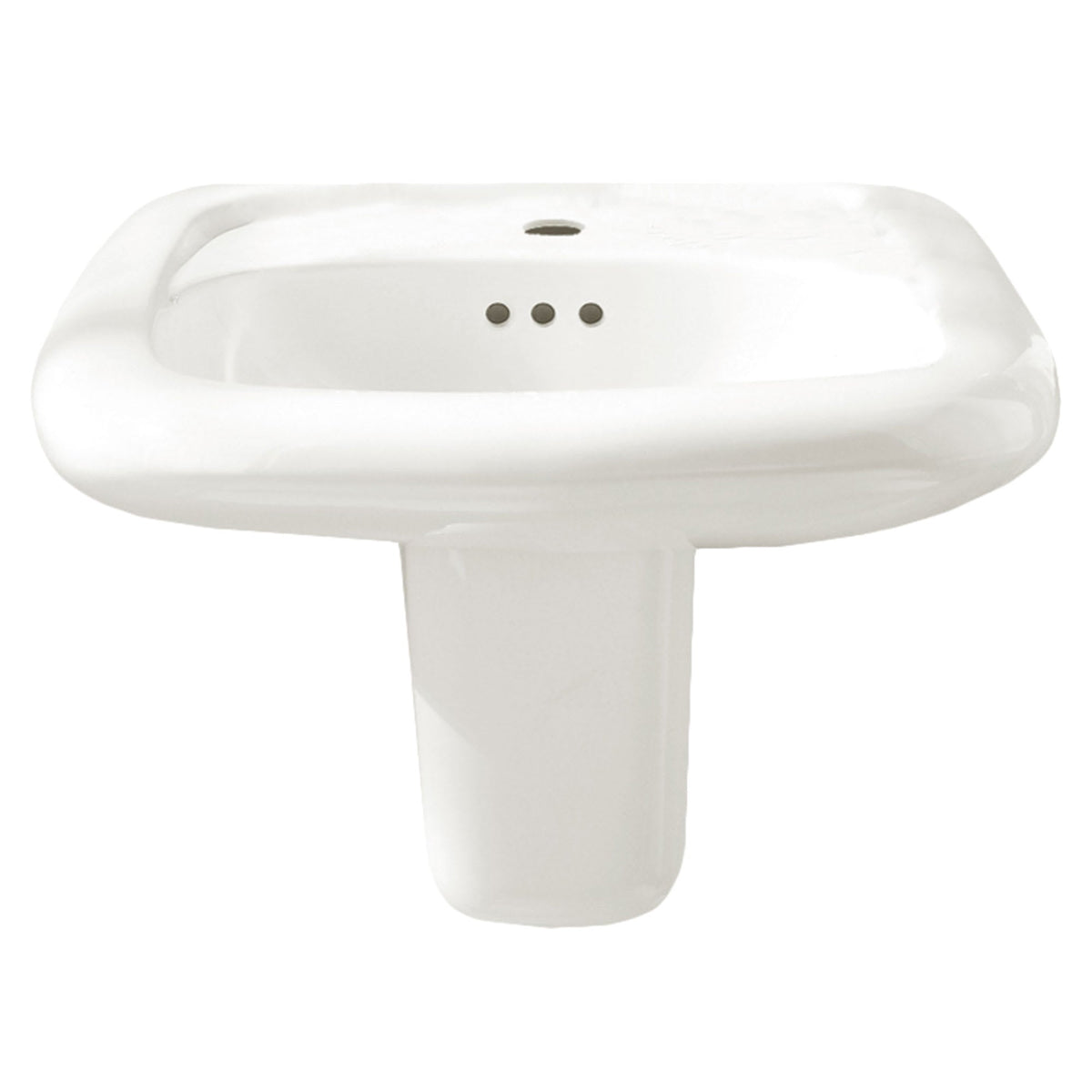 0955001EC.020 Murro® Wall-Hung EverClean® Sink With Center Hole Only White