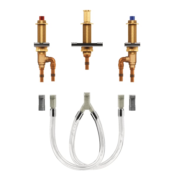 4793 M-Pact 2-Handle 3-Hole Roman Tub Adjustable Rough-In Valve - 1/2 in. CPVC PEX Connection