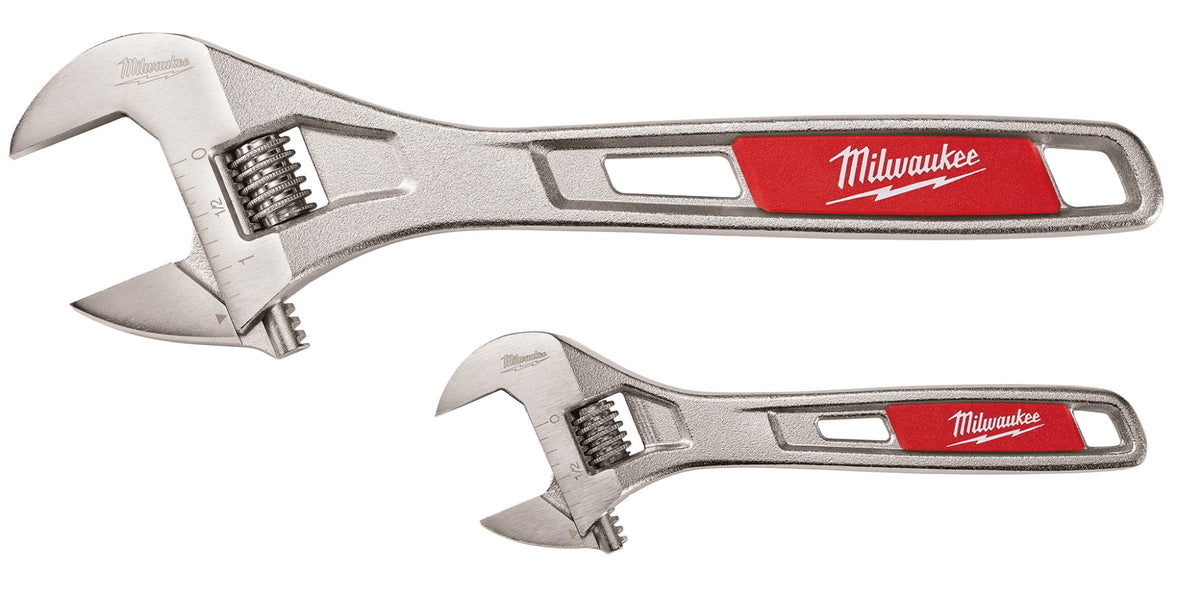 48-22-7400 2 Piece 6" & 10" Adjustable Wrench Set
