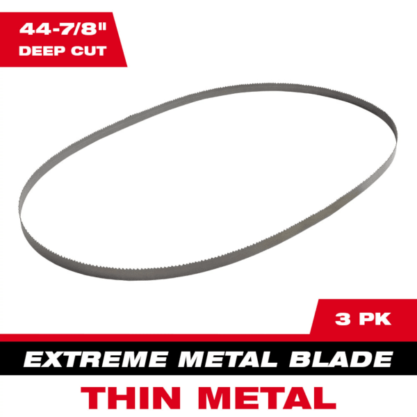 48-39-0611 44-7/8" Extreme Thin Metal Deep Cut Band Saw Blade (3 Pack)