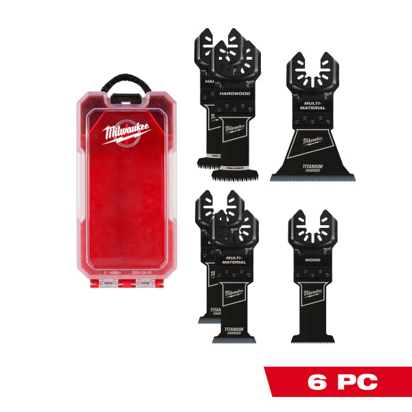 49-10-9112 6 Piece Universal Fit Oscillating Multi-Tool Blade Set