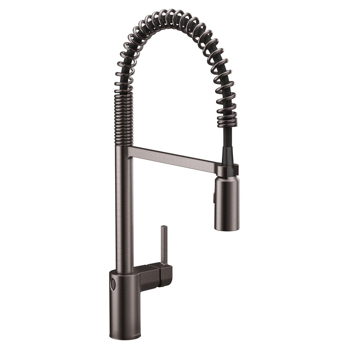 5923EWBLS Align Single Handle Pre-Rinse Spring Pulldown Kitchen Faucet with MotionSense Wave in Black Stainless