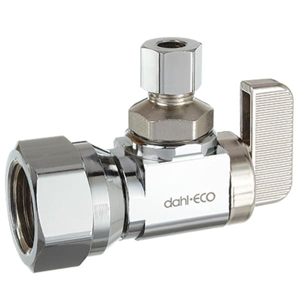 611-53-30-BAG 1/2" x 1/4" Angle Stop (FIP x Compression)