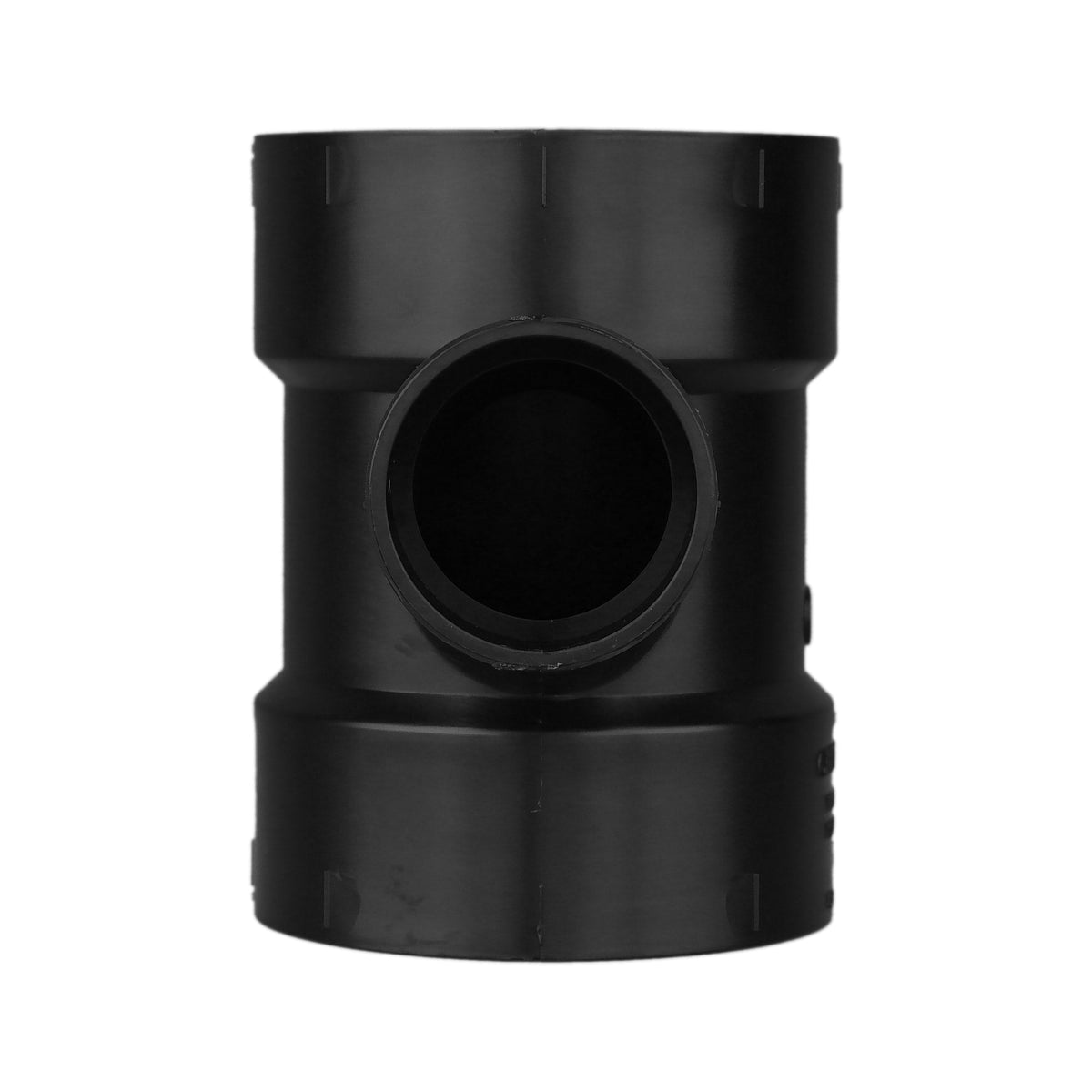 ABS-00401-1800 4" x 4" x 2" ABS DWV Sanitary Tee - All H