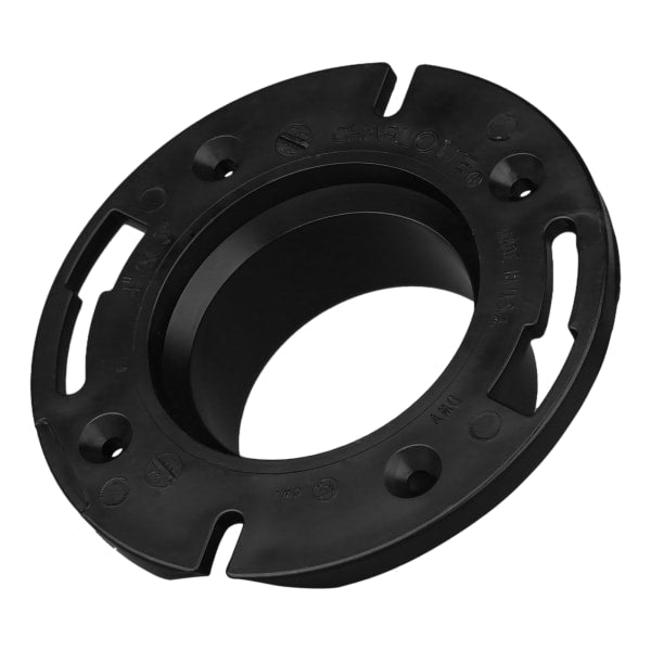 ABS-00800-0600 4" x 3" ABS DWV Closet Flange - Closet x H