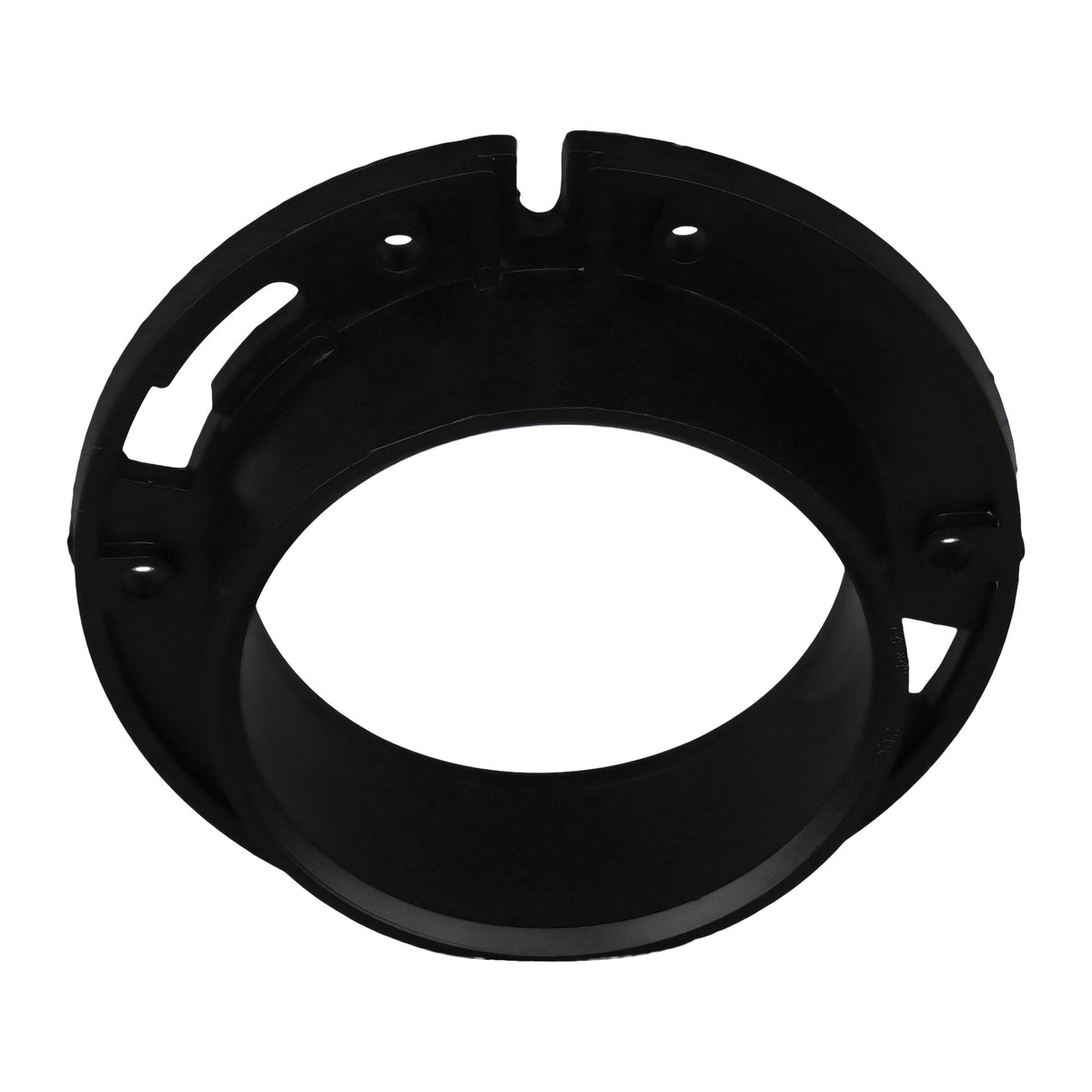 ABS-00800-0800 4" x 4" ABS DWV Closet Flange - Closet x H