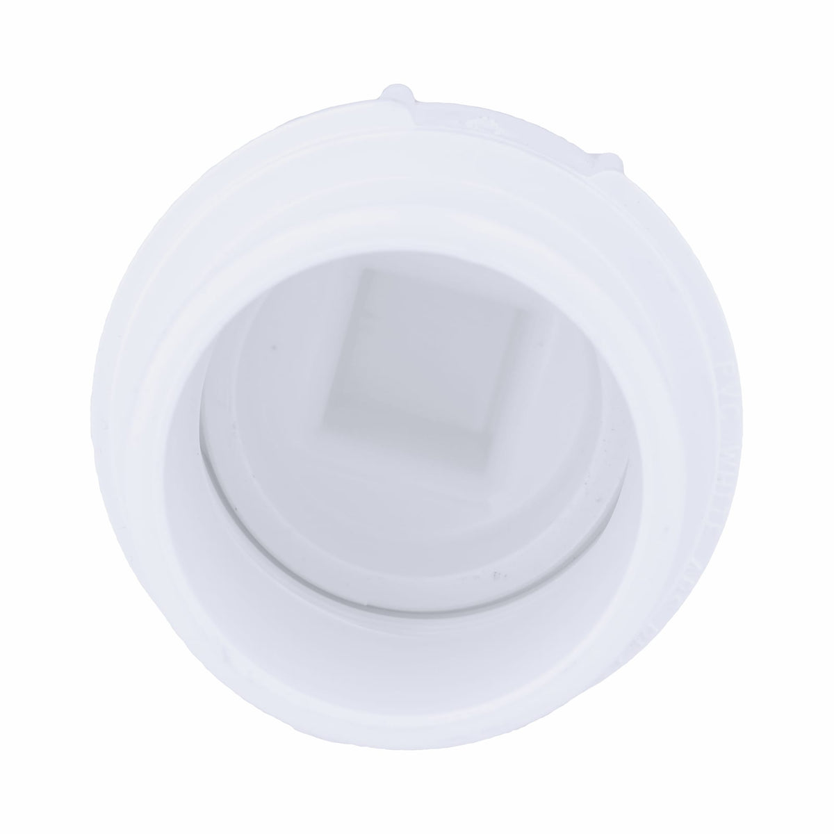 PVC-00105X-0600 1-1/2" PVC DWV Cleanout Adapter with Plug - Spigot x FPT