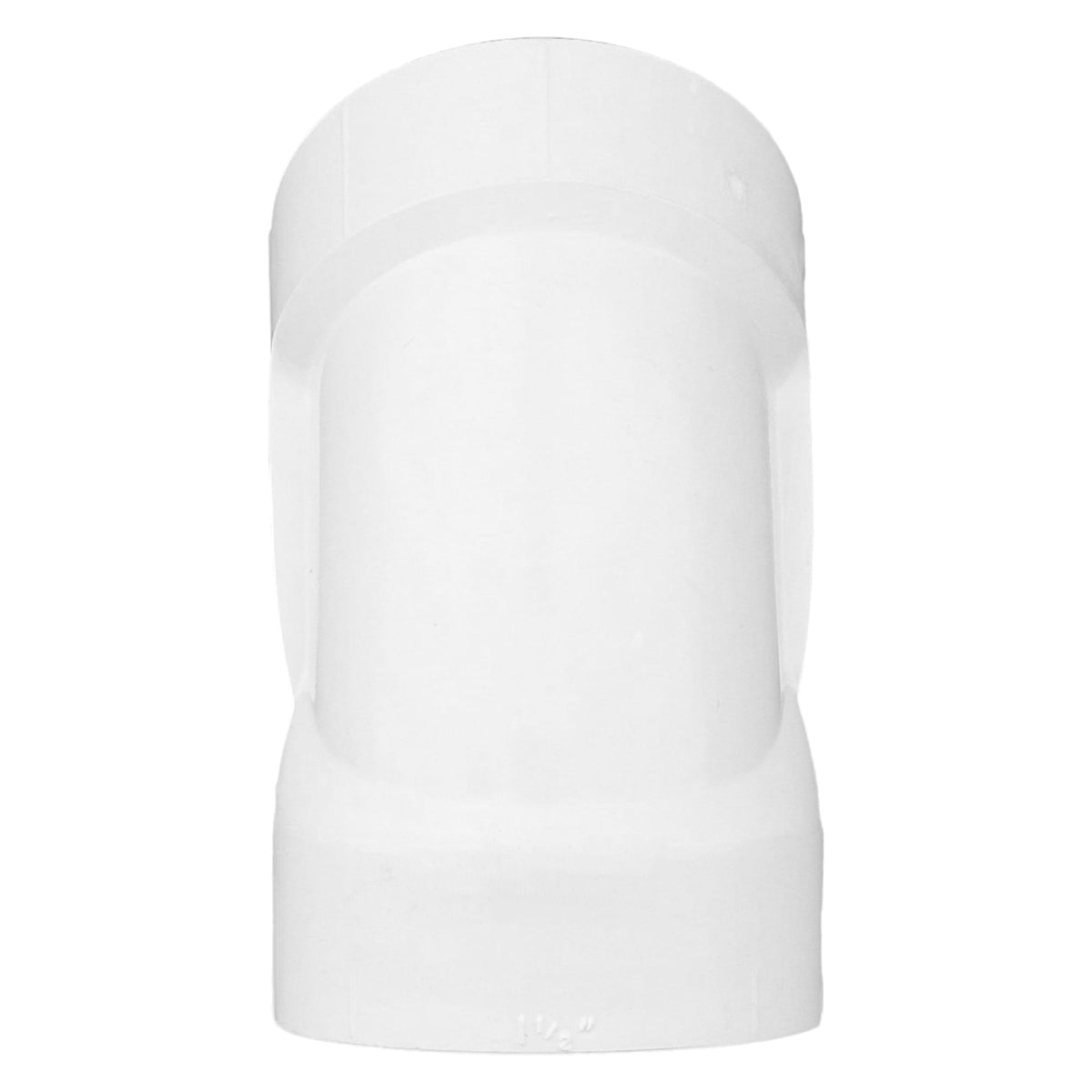 PVC-00321-0800 1-1/2" PVC DWV 45° Elbow - H x H