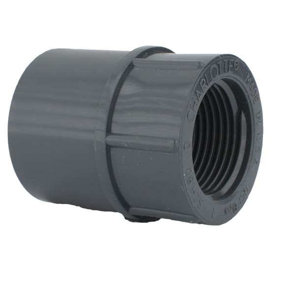 PVC-08101-1400 1" PVC SCH80 Female Adapter - Socket x FPT