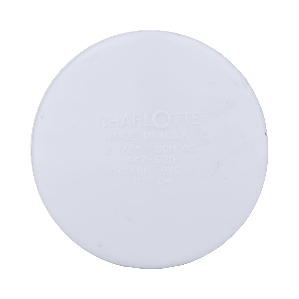 PVC-02116-1700 2-1/2" PVC SCH40 Cap - Socket