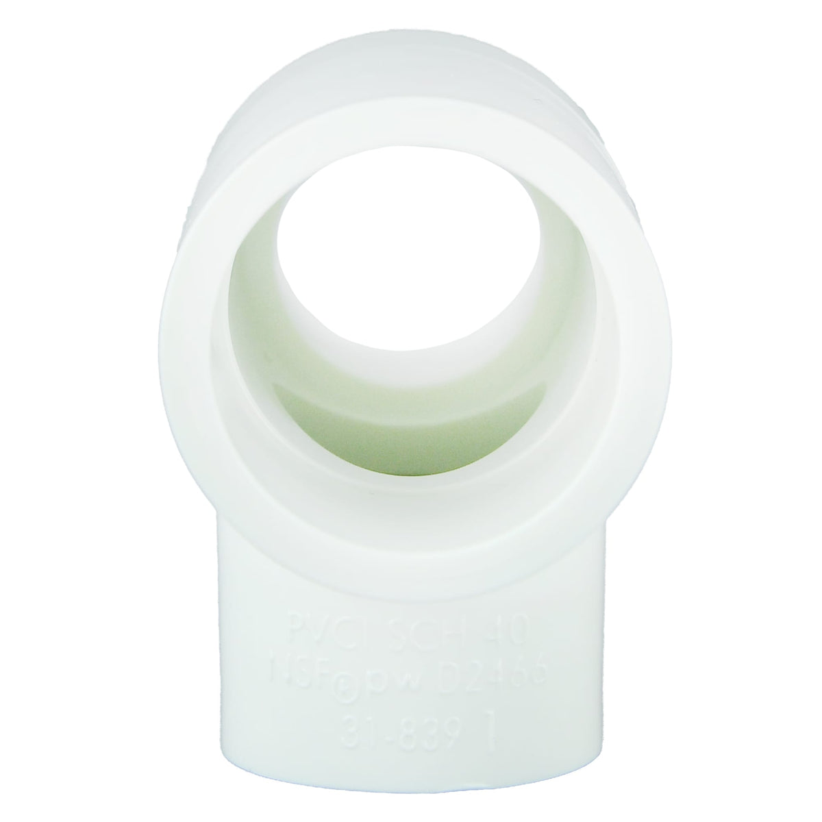 PVC-02400-3850 3/4" x 1/2" x 1/2" PVC SCH40 Tee - All Socket