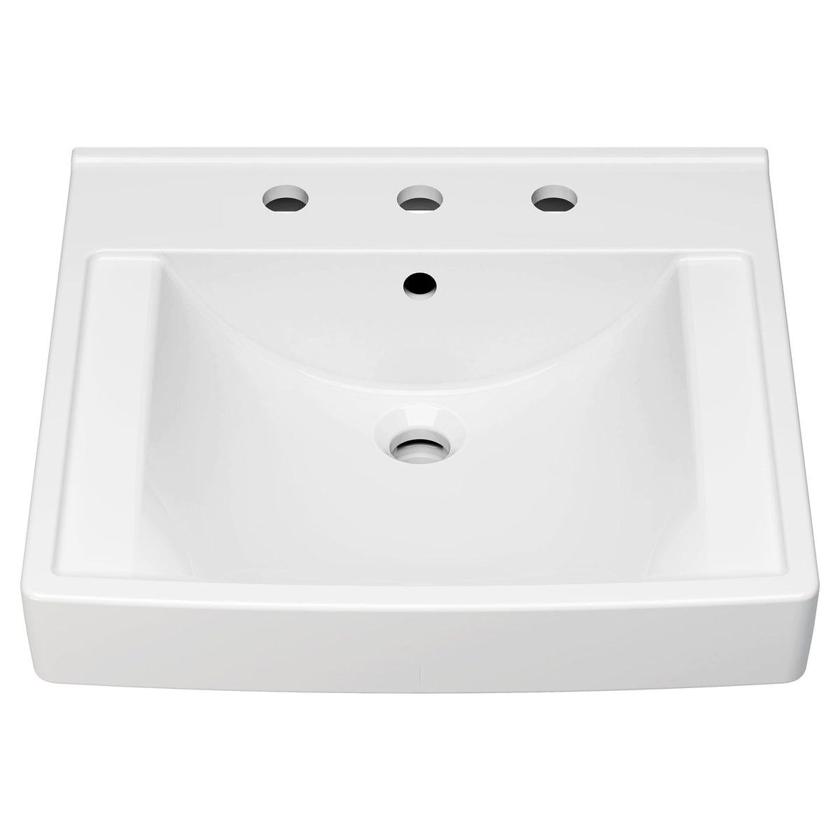 9134008EC.020 Decorum® 21" x 20-1/4" Wall-Hung EverClean® Sink With 8-Inch Widespread White
