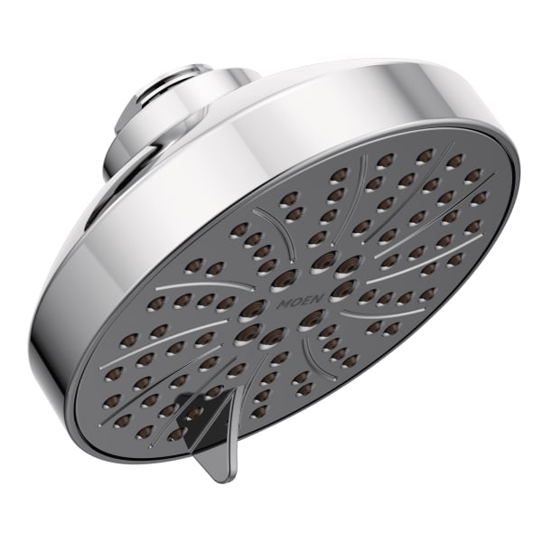 6512EP Genta 6-Spray 4.5" Fixed Eco-Performance Showerhead in Chrome