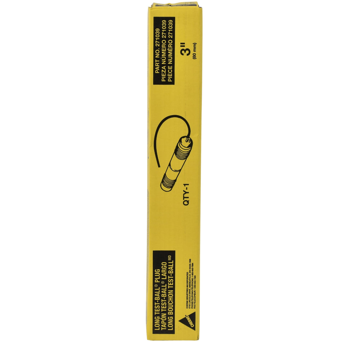 271039 3-in. Long Test-Ball® Plug