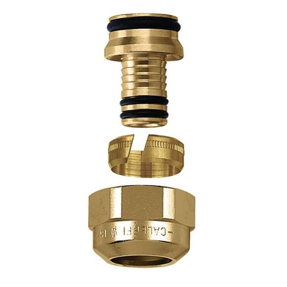 682545A 5/8" PEX-AL-PEX Loop Fitting for Manifolds, Brass, Threaded, 682 Series, 150 PSI