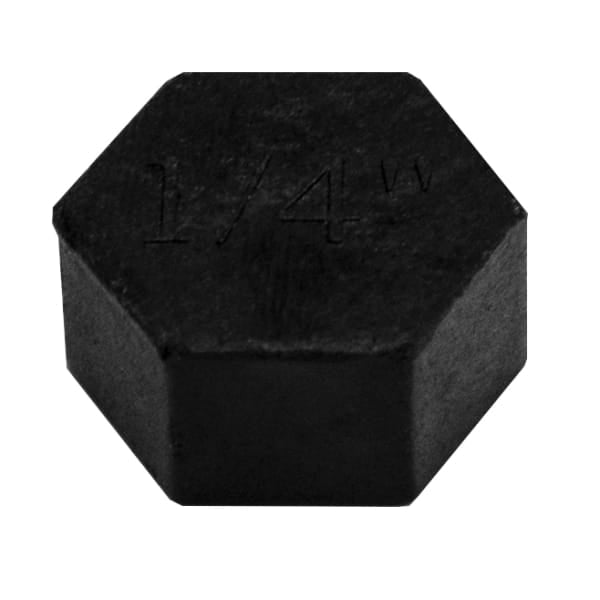 688-C0B 1/4" OD Compression Nylon Cap