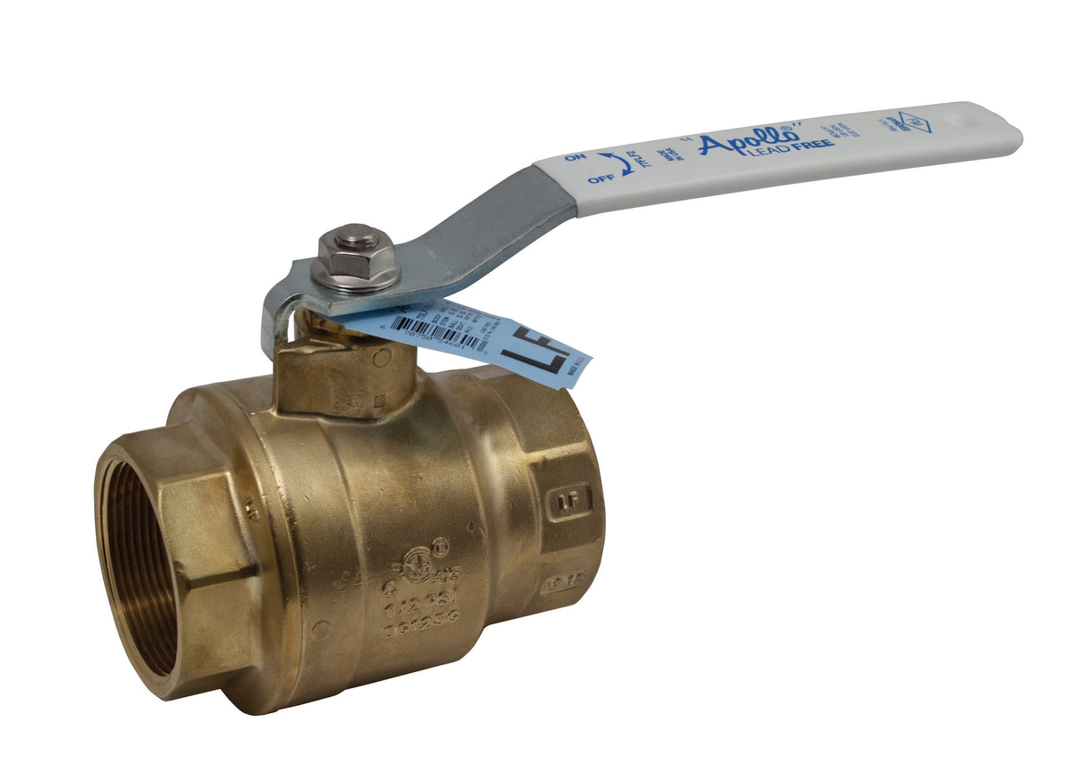 77FLF10401 Full Port Lead Free Brass Ball Valve with Standard Configuration 3/4" (2 x FNPT)
