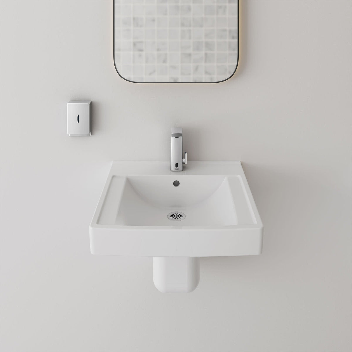 0059020EC.020 Vitreous China Shroud with EverClean® for Wall-Hung Sink White