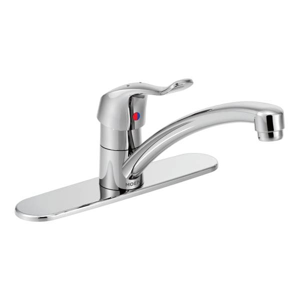 8701 M-DURA Commercial Single-Handle Kitchen Faucet 9 in. 1.5 GPM with Lever Handle in Chrome