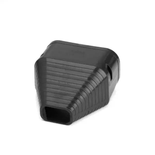 87048 Slimduct 5.5" End Fitting, Black 140