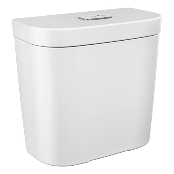 D24434A200.415 Dual Flush Push Button Toilet Tank, Canvas White