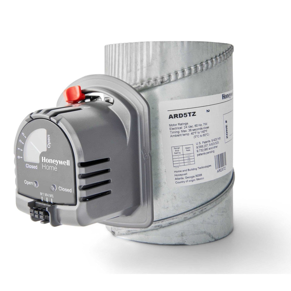 ARD16TZ/U TrueZONE Automatic Round Damper, 16 in, Normally Open