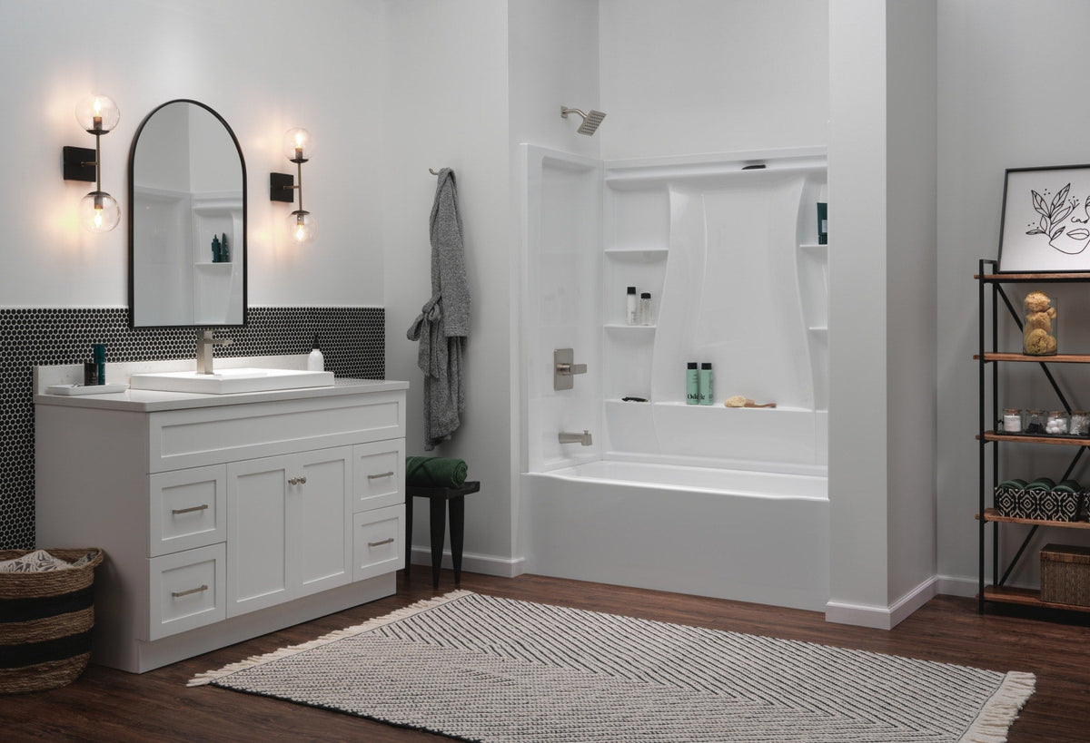 Modern Single Handle Project-Pack Bathroom Faucet Stainless 567LF-SSPP