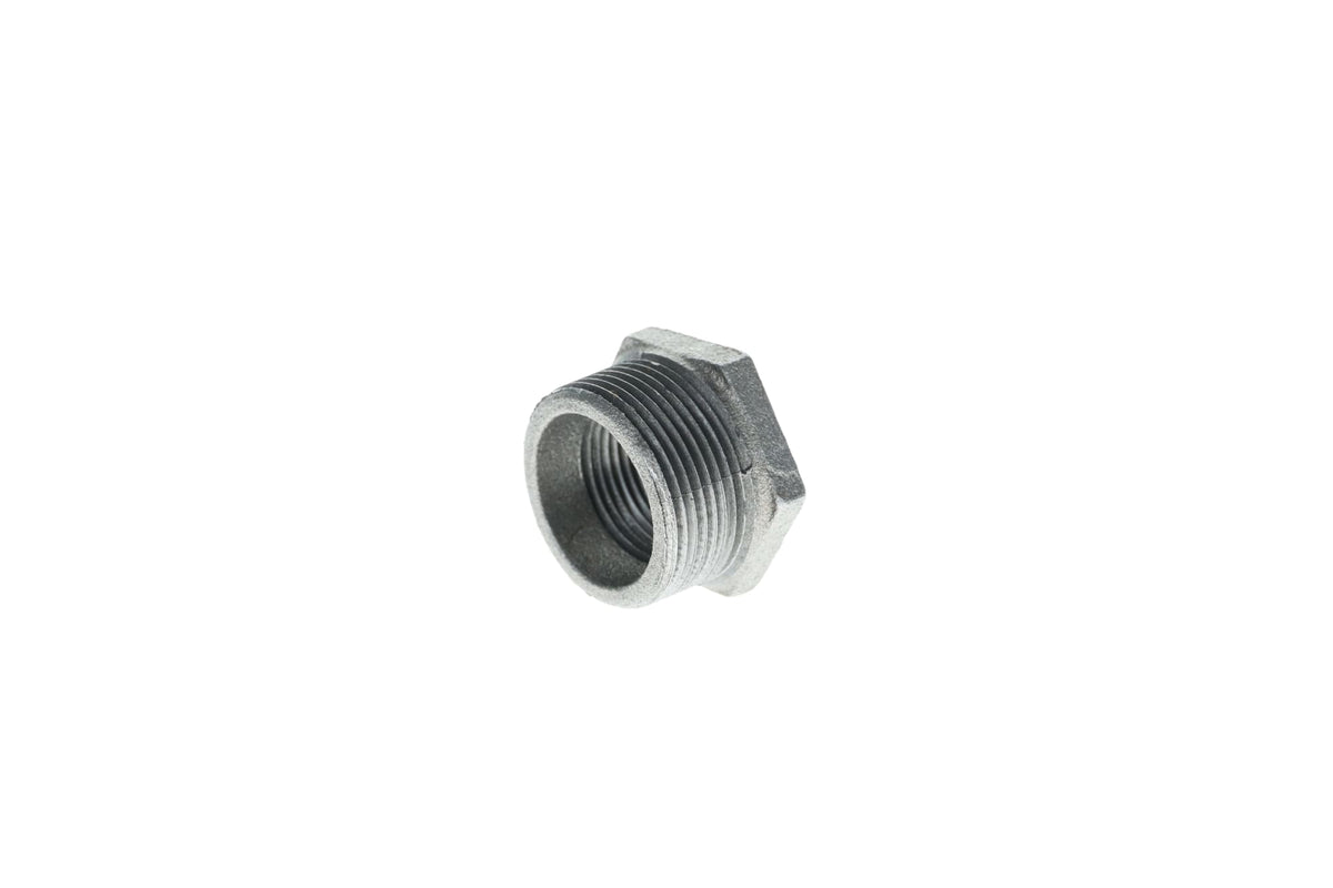 511-965 1-1/4" x 1" - Galvanized Bushing - MPT x FPT