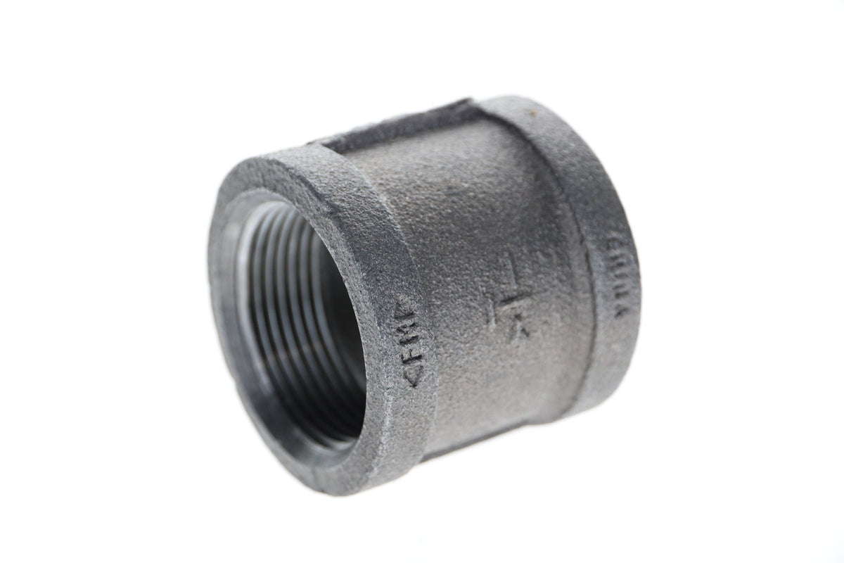 521-206 1-1/4" Black Iron Coupling