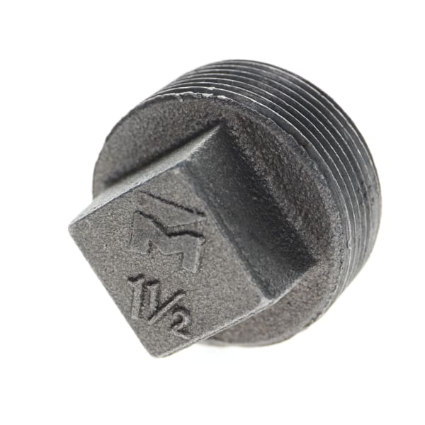 521-807 1-1/2" Black Iron Plug