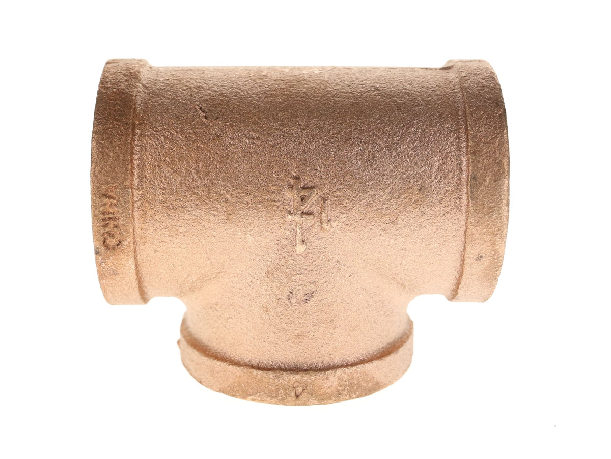 310-106NL 1-1/4" - Brass Tee